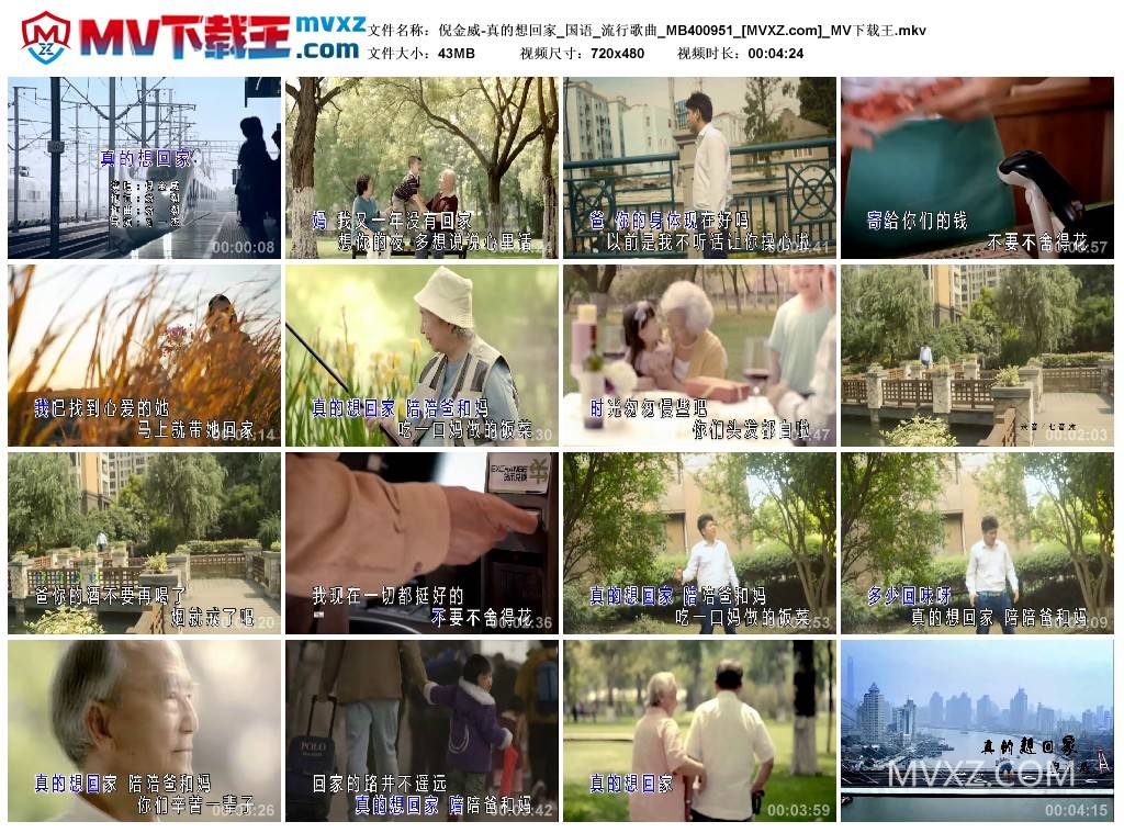 倪金威-真的想回家_国语_流行歌曲_MB400951